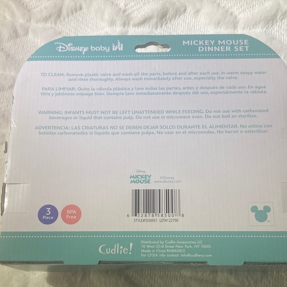 Disney Mickey Mouse Colorful Dinner Set - Picture 2 of 5